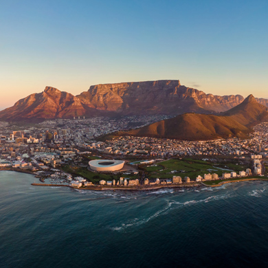 Cape Town aerial view