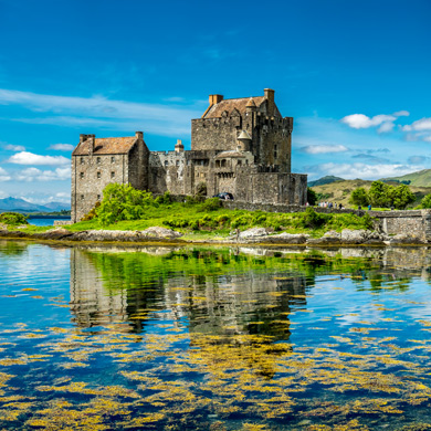 castle on Scottish Isle